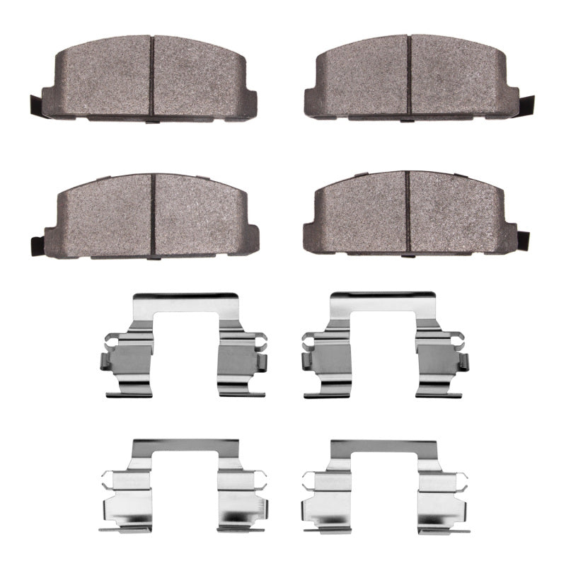 R1 86-86 Isuzu Trooper Front Semi Met Pads & Hardware Kit