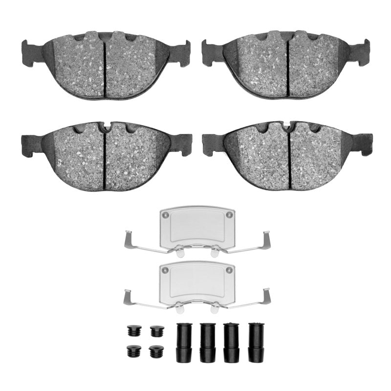 R1 04-12 BMW ALPINA B7 Front Semi Met Pads & Hardware Kit