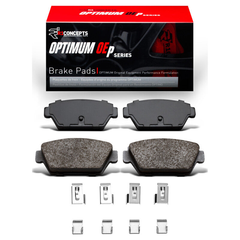 R1 1985-1994 Dodge 2000 GTX Rear R1 Optimum OE Pads & Hardware Kit