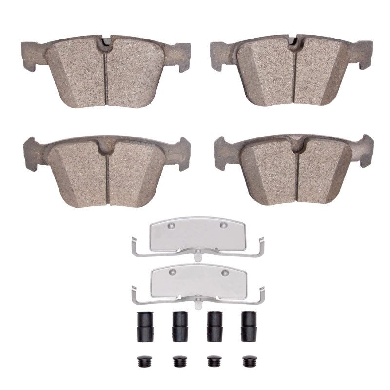 R1 07-14 Mercedes-Benz CL65 AMG Rear Semi Met Pads & Hardware Kit