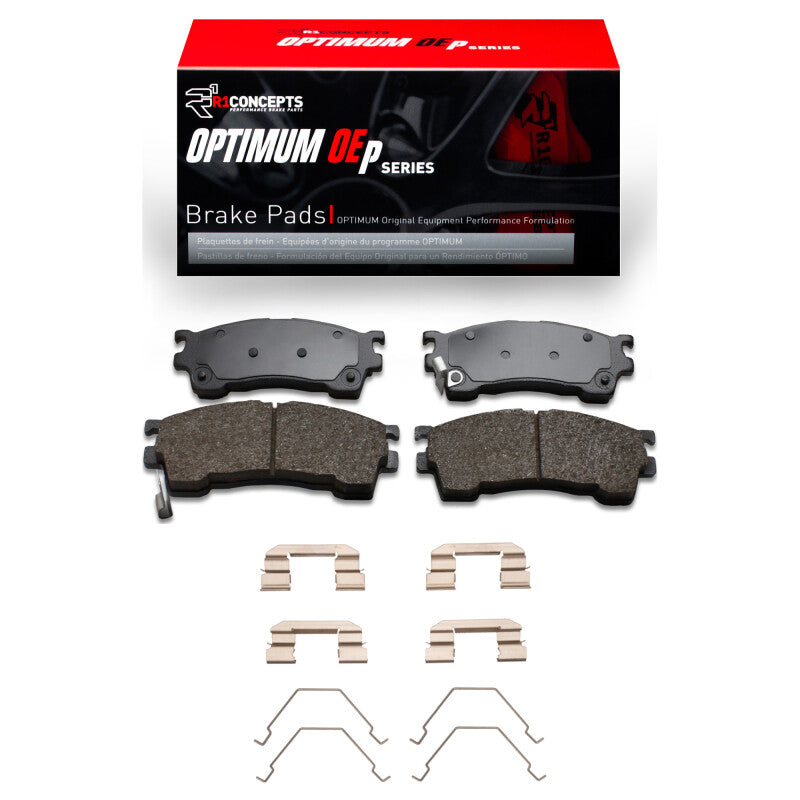 R1 98-03 Mazda Protege5 Front Optimum OE Pads & Hardware Kit