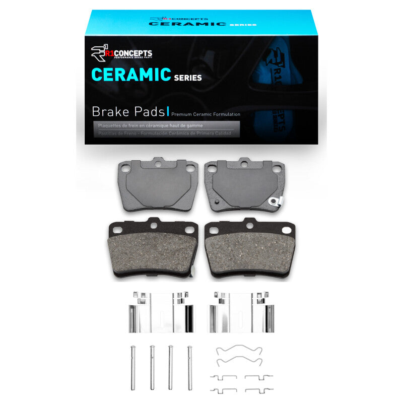 R1 04-05 Toyota RAV4 Rear Ceramic Pads & Hardware Kit
