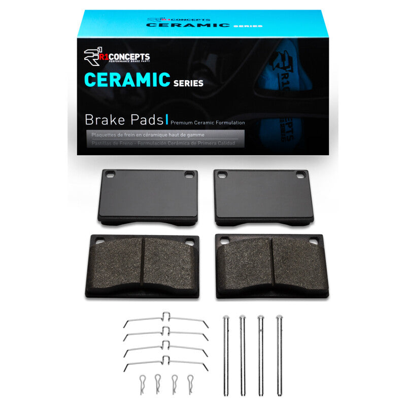 R1 76-93 Volvo 264 Front Ceramic Pads & Hardware Kit