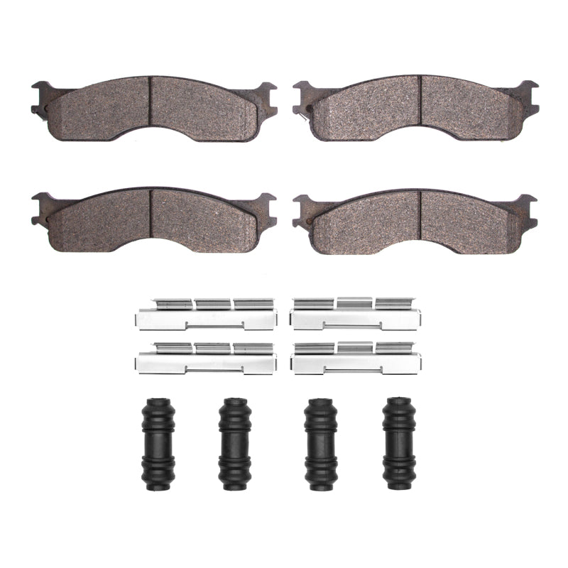 R1 04-04 Dodge Ram 1500 Pickup Front Semi Met Pads & Hardware Kit