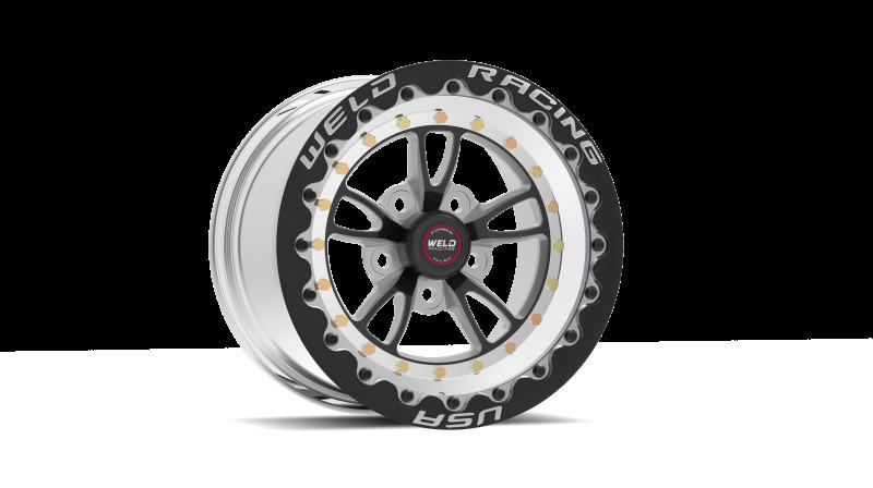 Weld Full Throttle 1-Piece 15x8 / 5x4.5 BP / 3.5in. BS Black Wheel