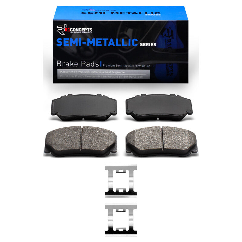 R1 82-87 Volvo 780 Front Semi Met Pads & Hardware Kit