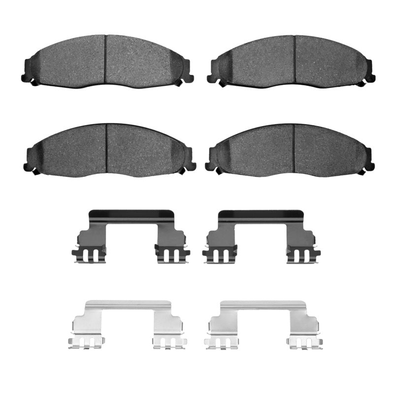 R1 03-08 Cadillac CTS Front Semi Met Pads & Hardware Kit
