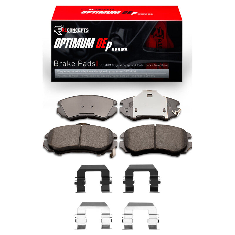 R1 02-13 Hyundai Sonata Front Optimum OE Pads & Hardware Kit