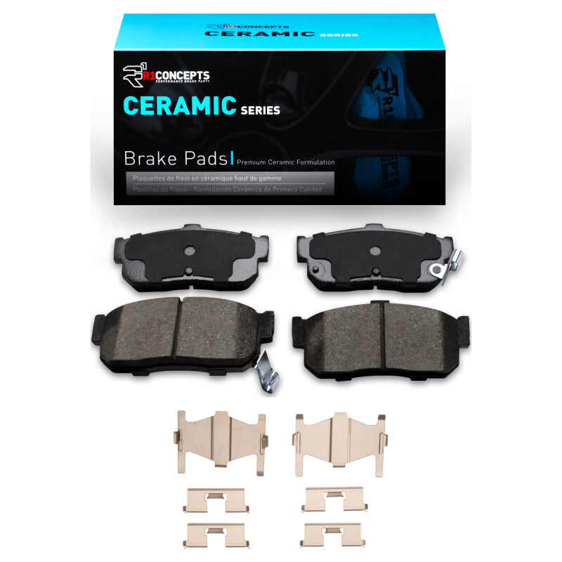 R1 91-01 Infiniti G20 Rear Ceramic Pads & Hardware Kit