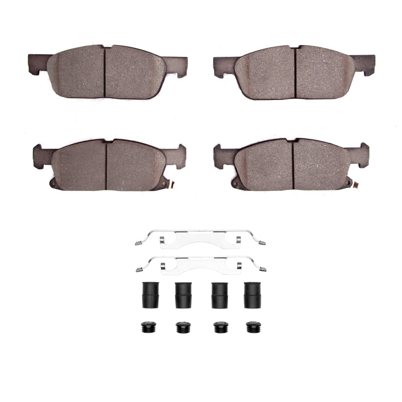 R1 17-20 Ford Fusion Front Ceramic Brake Pads & Hardware Kit