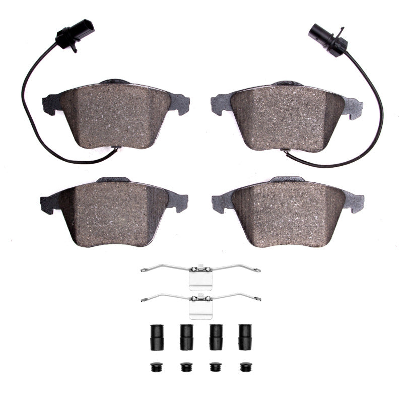 R1 00-11 Audi A4 (USA/Canada) Front Semi Met Pads & Hardware Kit