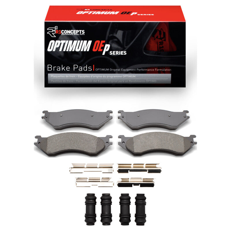 R1 03-03 Dodge Ram 1500 Van Front Optimum OE Pads & Hardware Kit