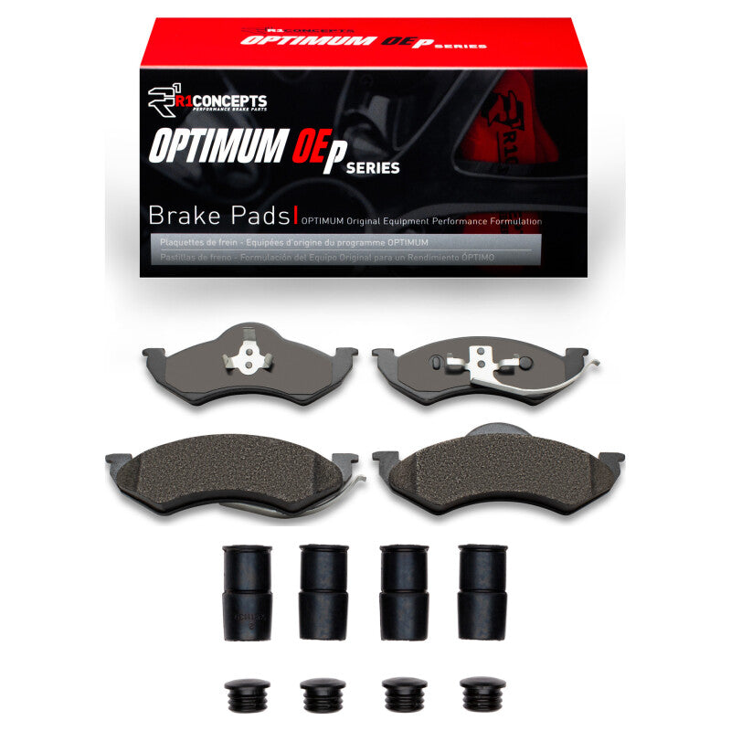 R1 98-99 Dodge Dakota RWD Front Optimum OE Pads & Hardware Kit