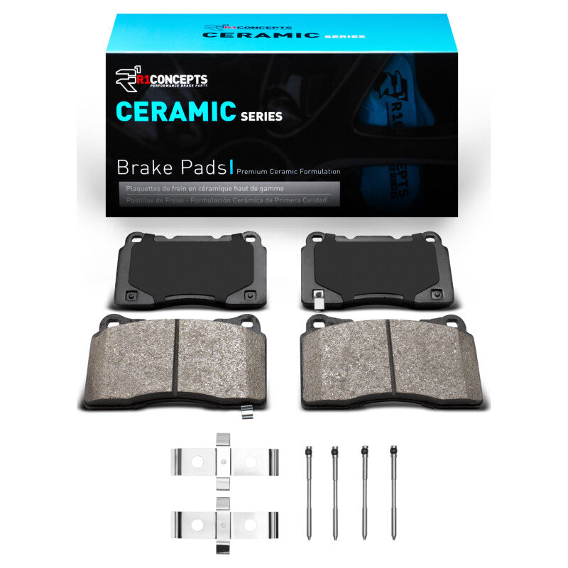 R1 05-06 Ford GT Front Ceramic Pads & Hardware Kit