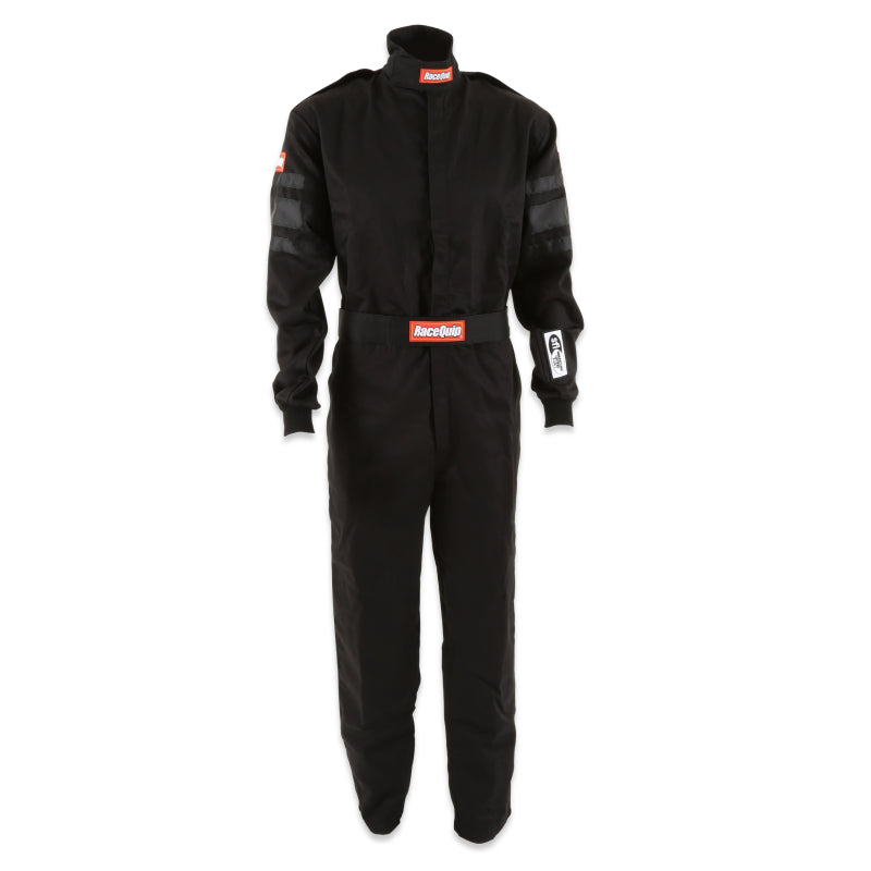 RaceQuip Black SFI-1 1-L Suit - Large