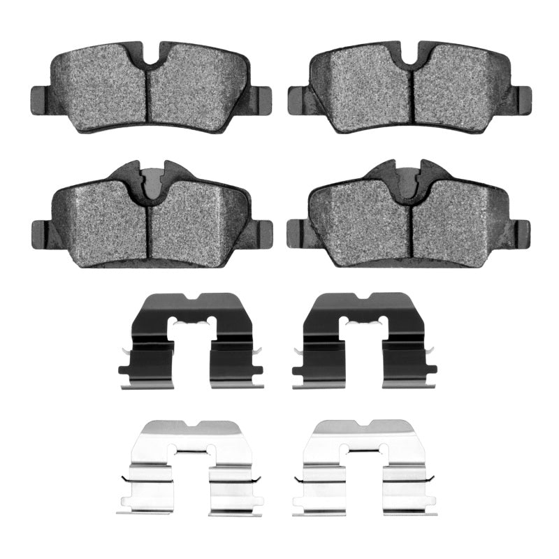 R1 14-24 Mini Cooper (Excl Clubman) Rear Semi Met Pads & Hardware Kit