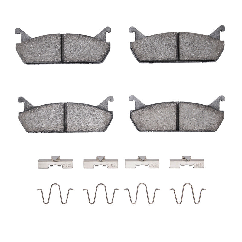R1 1990-1996 Ford Escort Rear R1 Semi Met Pads & Hardware Kit