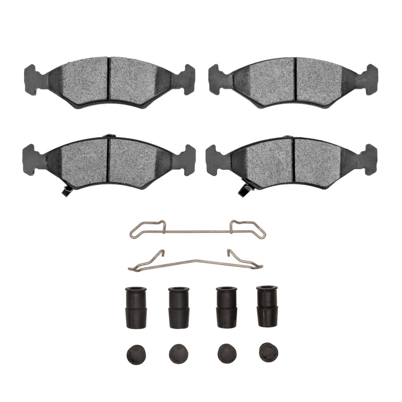 R1 94-00 Kia Sephia Front Ceramic Pads & Hardware Kit