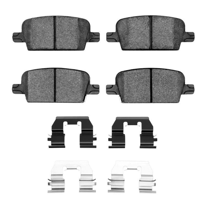 R1 16-21 Chevrolet Malibu Rear Ceramic Brake Pads & Hardware Kit