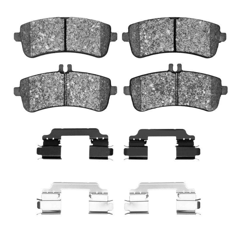 R1 15-17 Mercedes-Benz S600 Rear Semi Met Pads & Hardware Kit