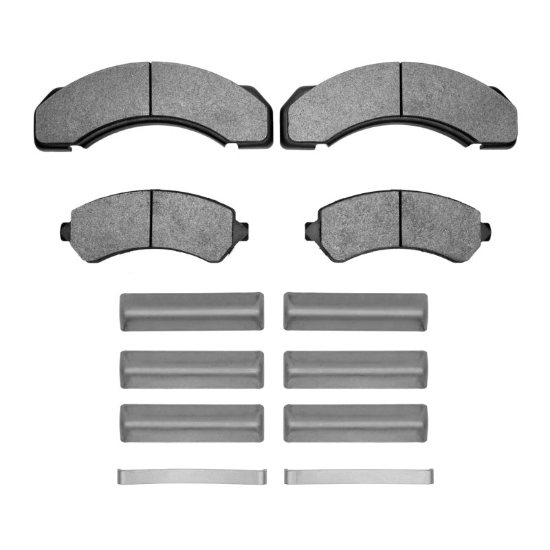 R1 95-00 Chevrolet C3500 Front/Rear Semi Met Pads & Hardware Kit