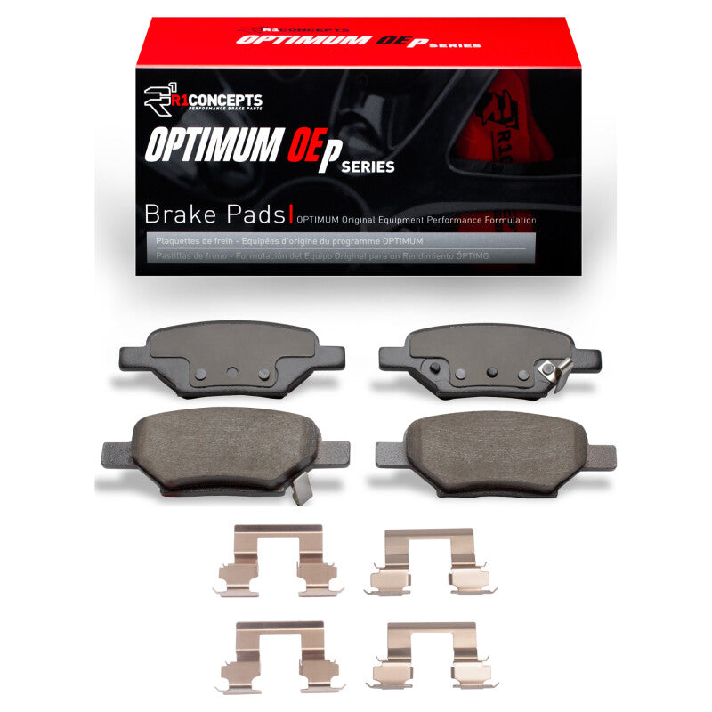 R1 04-12 Chevrolet Cobalt Rear Optimum OE Brake Pads & Hardware Kit