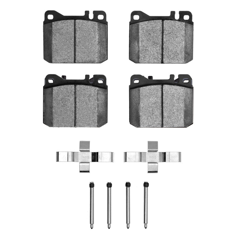 R1 79-85 Mercedes-Benz 300TD Front Semi Met Pads & Hardware Kit