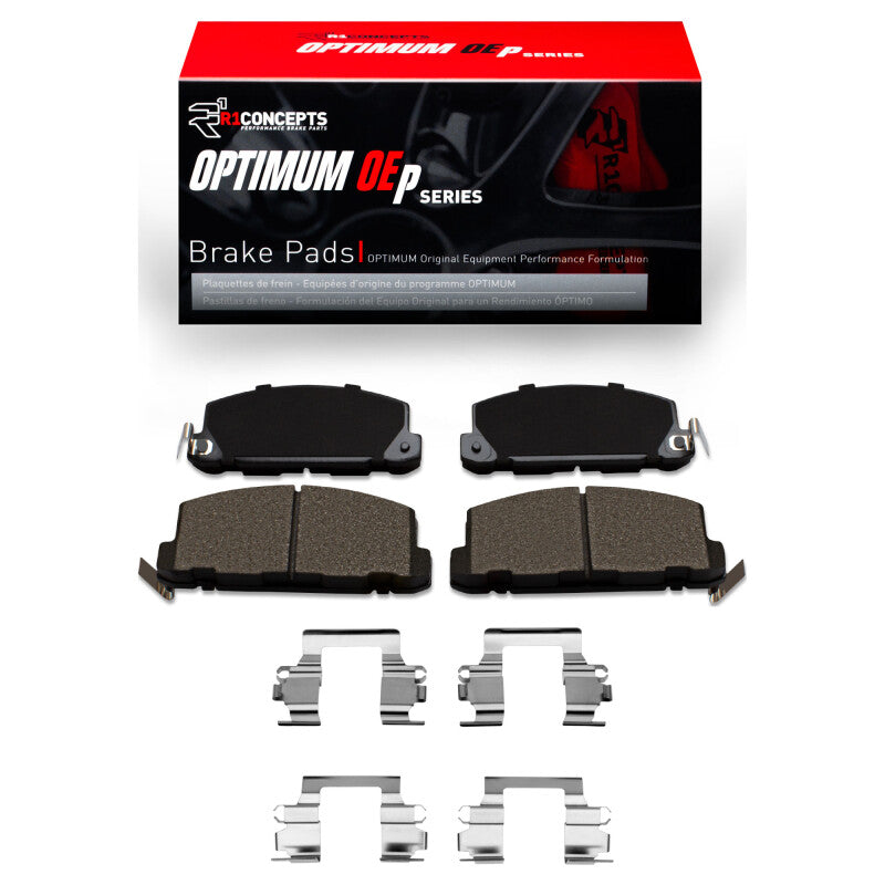 R1 86-86 Isuzu Trooper Front Optimum OE Pads & Hardware Kit
