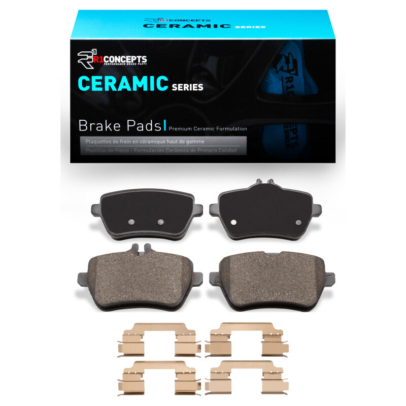 R1 13-21 Mercedes-Benz S550 Rear Ceramic Pads & Hardware Kit