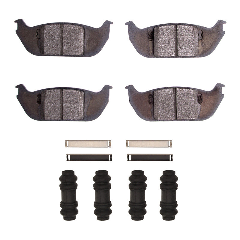 R1 03-05 Lincoln Aviator Rear Semi Met Pads & Hardware Kit