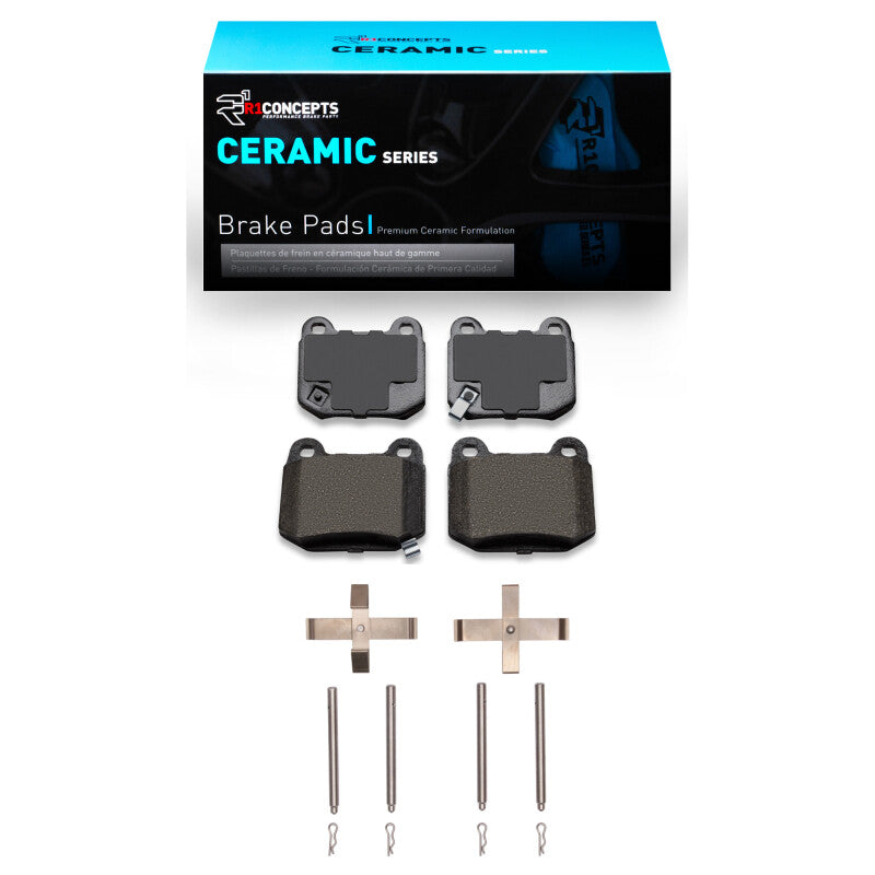 R1 2003-2025 Infiniti G35 Rear R1 Ceramic Pads & Hardware Kit