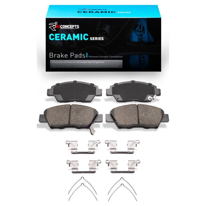 R1 2009-2020 Honda CR-Z Front R1 Ceramic Pads & Hardware Kit