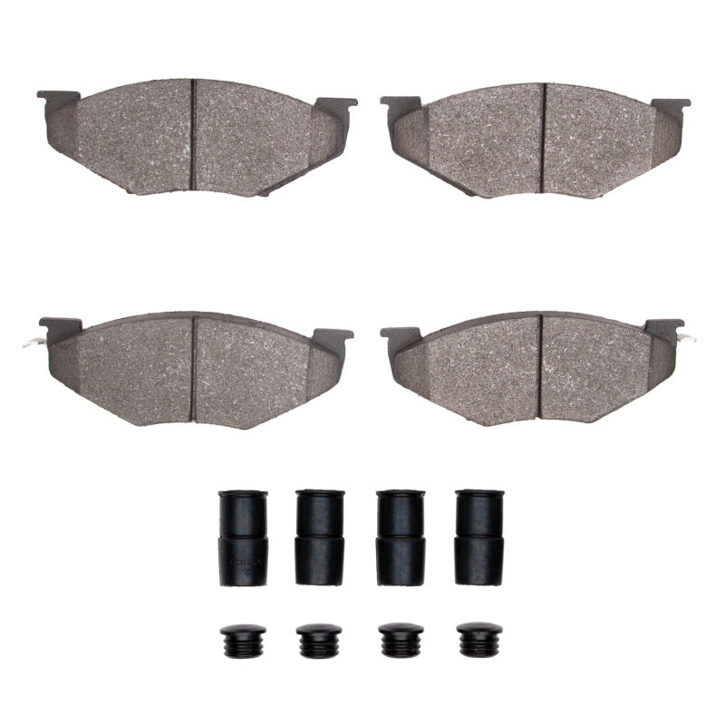 R1 87-88 Dodge Grand Caravan Front Semi Met Pads & Hardware Kit
