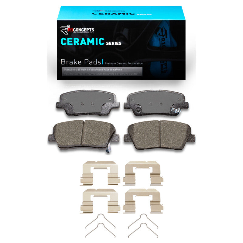 R1 18-23 Genesis G70 Rear Ceramic Pads & Hardware Kit