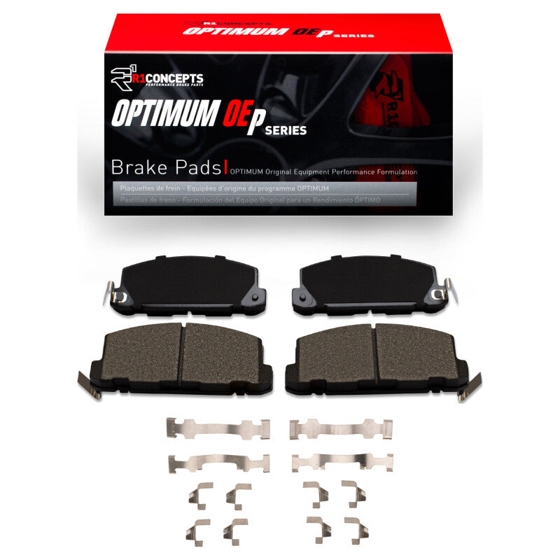 R1 1984-1987 Isuzu Pickup Front R1 Optimum OE Pads & Hardware Kit