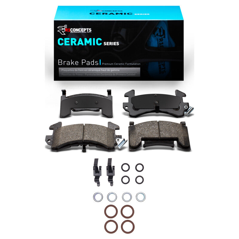 R1 1978-2003 Buick Regal Front R1 Ceramic Pads & Hardware Kit