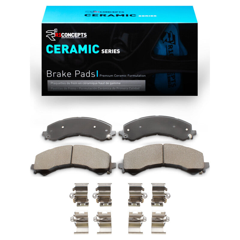 R1 21-25 Chevrolet Express 3500 Rear Ceramic Pads & Hardware Kit