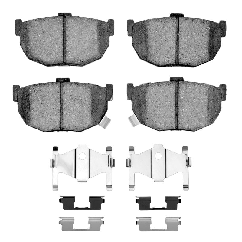 R1 85-09 Hyundai Tiburon Rear Optimum OE Brake Pads & Hardware Kit