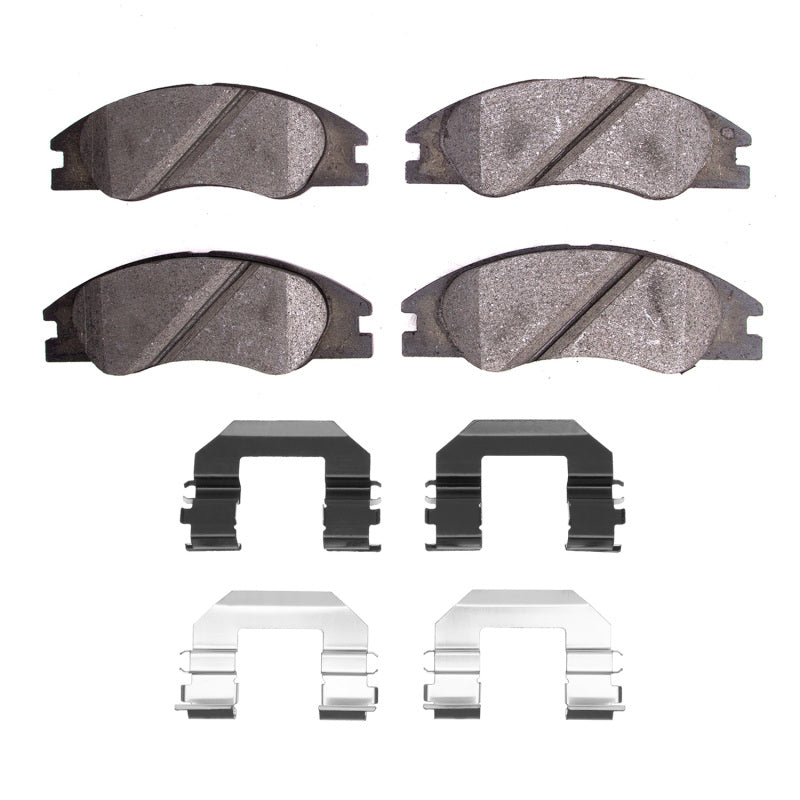 R1 04-09 Kia Spectra5 Front Ceramic Brake Pads & Hardware Kit
