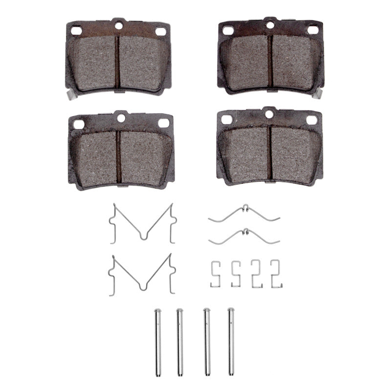 R1 97-04 Mitsubishi Montero Sport (USA/Canada) Rear Optimum OE Pads & Hardware Kit
