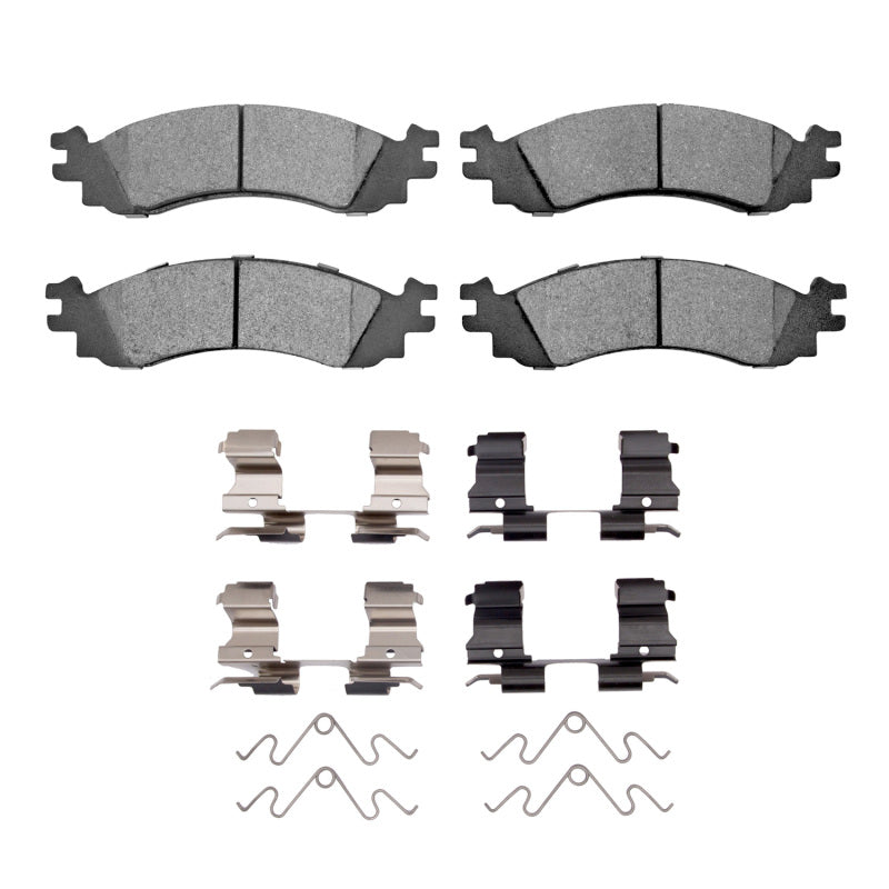 R1 2006-2012 Ford Explorer Sport Trac Front R1 Semi Met Pads & Hardware Kit