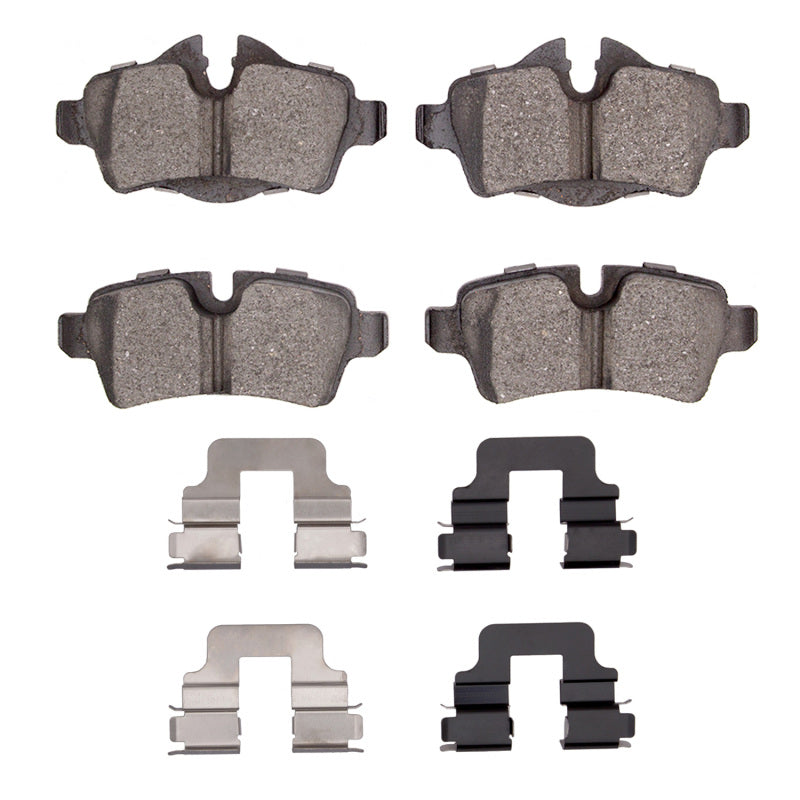 R1 07-15 Mini Cooper (Excl Clubman) Rear Semi Met Pads & Hardware Kit
