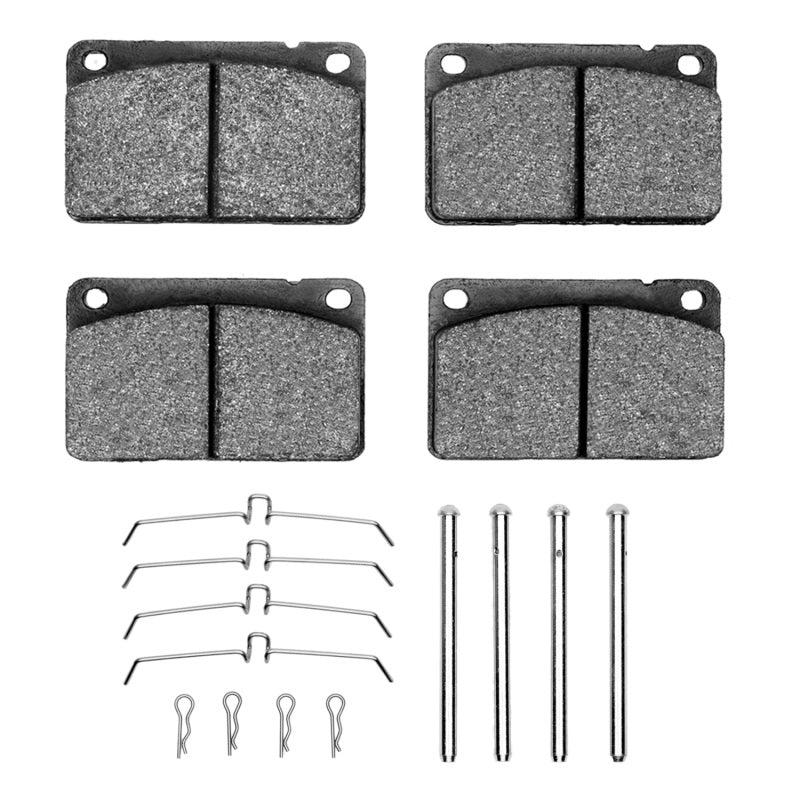 R1 1976-1993 Volvo 264 Front R1 Semi Met Pads & Hardware Kit