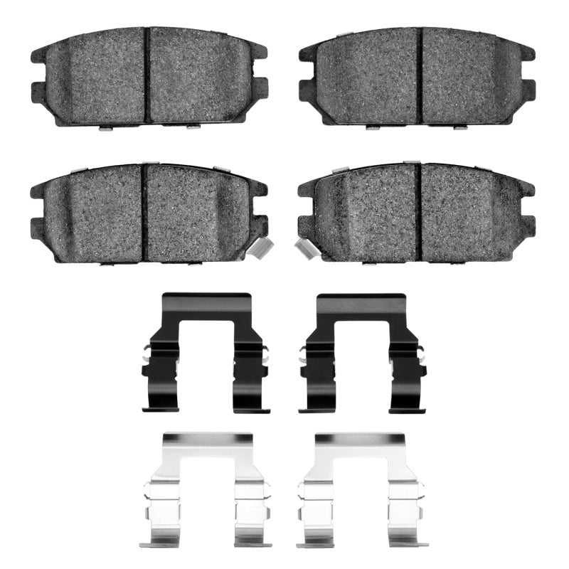 R1 91-12 Dodge Stealth Rear Ceramic Brake Pads & Hardware Kit