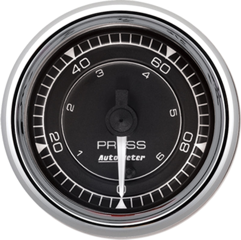 Autometer Chrono 2-1/16in 100PSI Digital Stepper Motor Pressure Gauge - Chrome