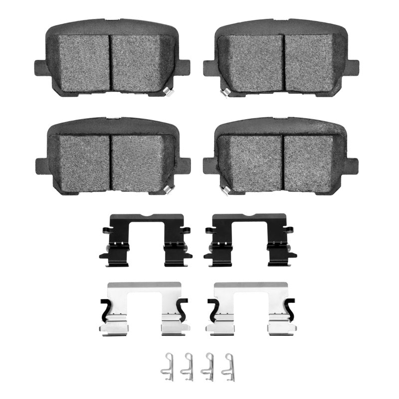 R1 14-23 Dodge Charger Rear Semi Met Pads & Hardware Kit