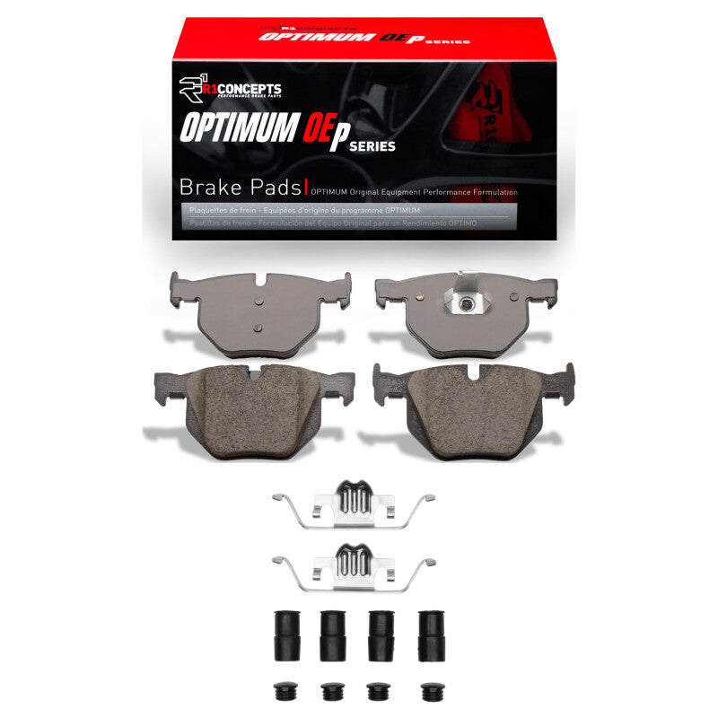 R1 08-19 BMW X6 Rear Optimum OE Pads & Hardware Kit