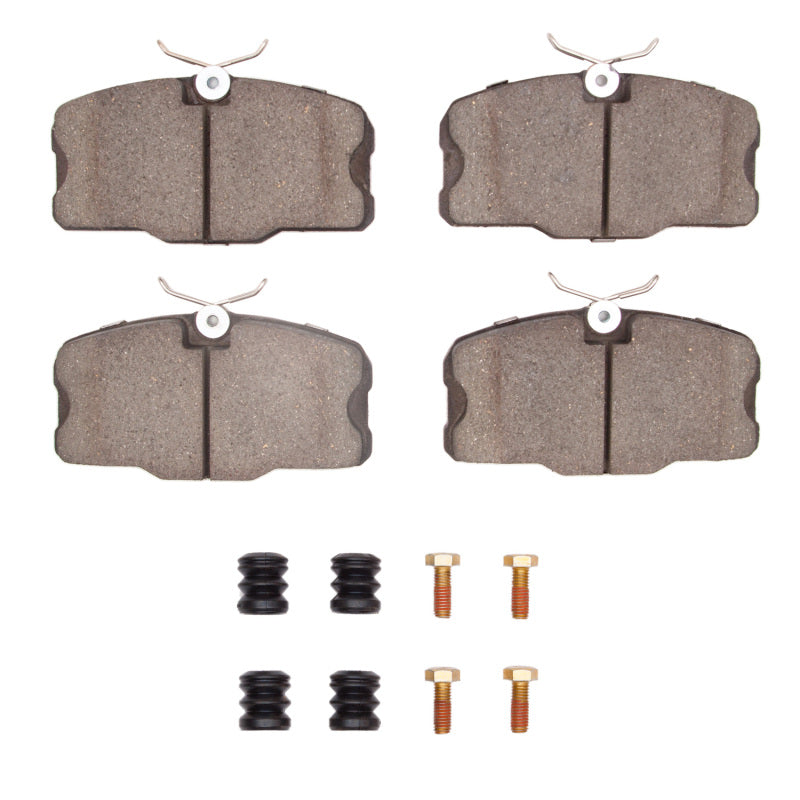 R1 84-85 Mercedes-Benz 500SEC Front Semi Met Pads & Hardware Kit
