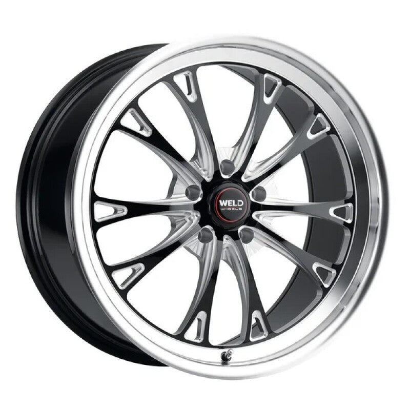 Weld Racing Belmont Beadlock 15x10 / 5x114.3 BP / ET48 / BS 7.38 Gloss Black MIL DIA 78.1