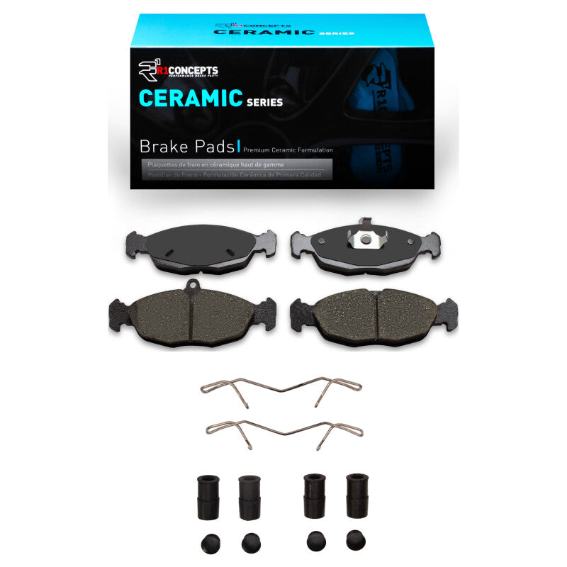 R1 1995-1999 Chevrolet TIGRA (Mexico) Front/Rear R1 Ceramic Pads & Hardware Kit